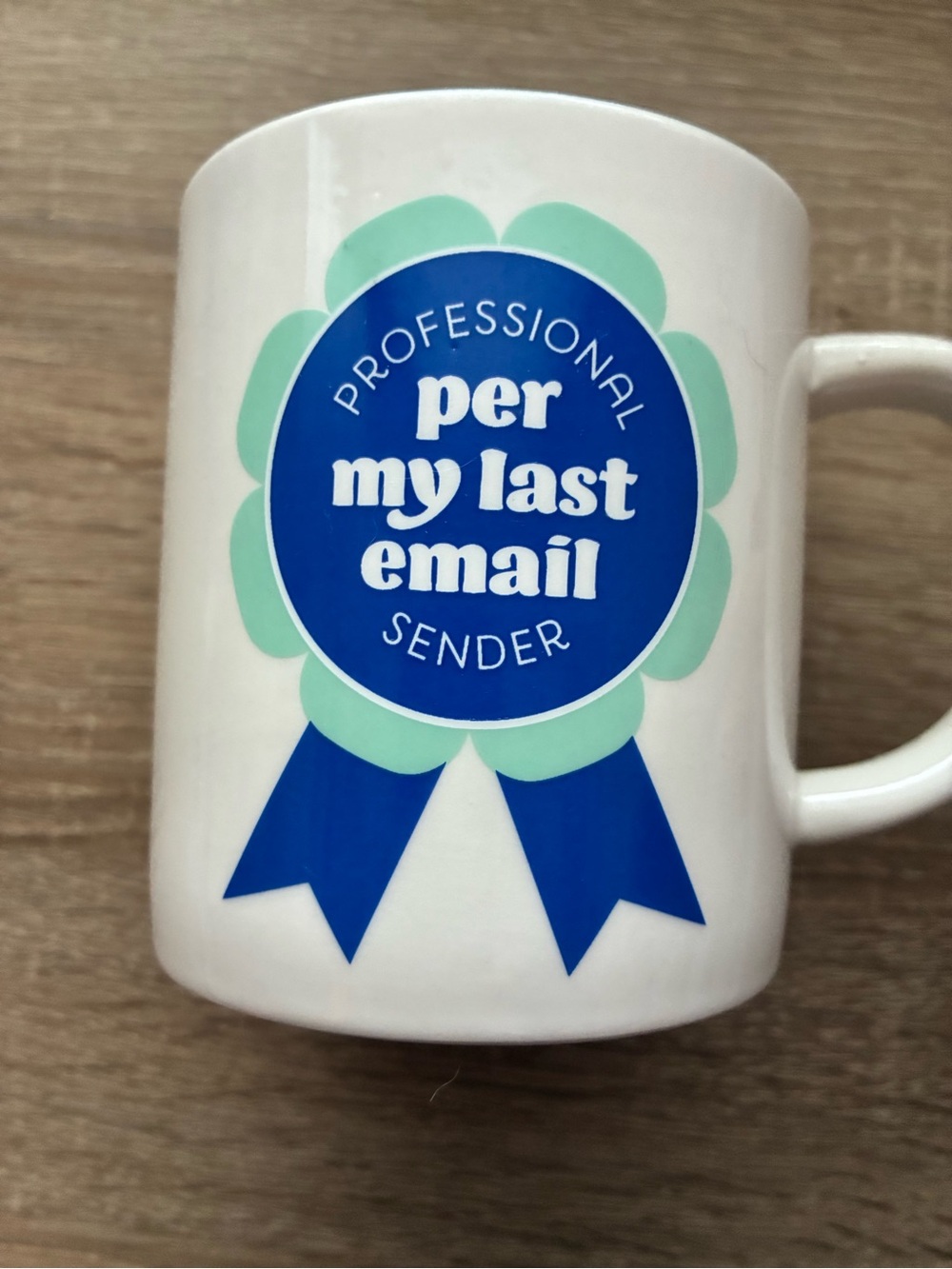 Email Sender Work Joke Mug - EUC
